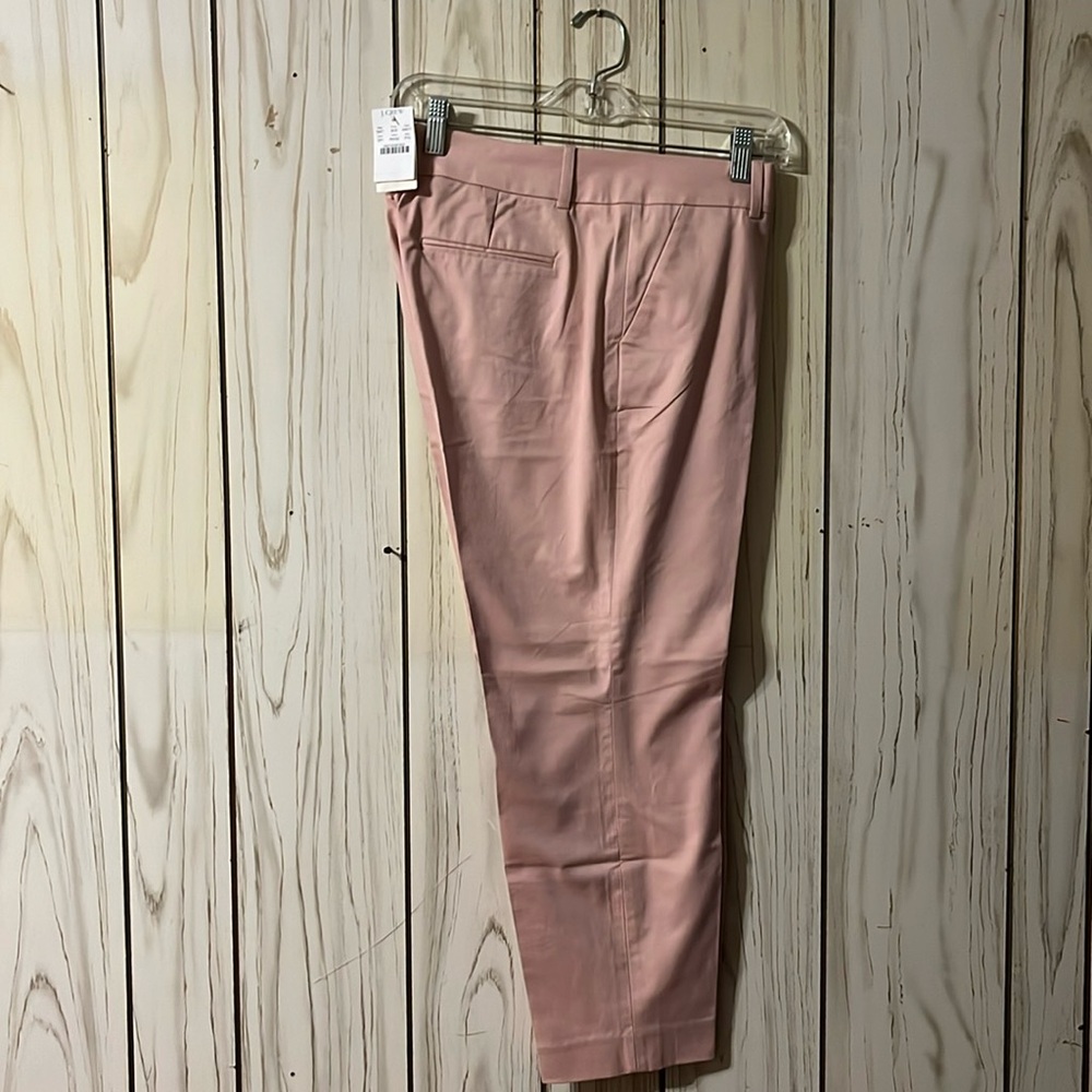 JCrew light pink cafe Capri size 10 petite